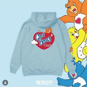 Retrokid Care Bears Blue Hoodie
